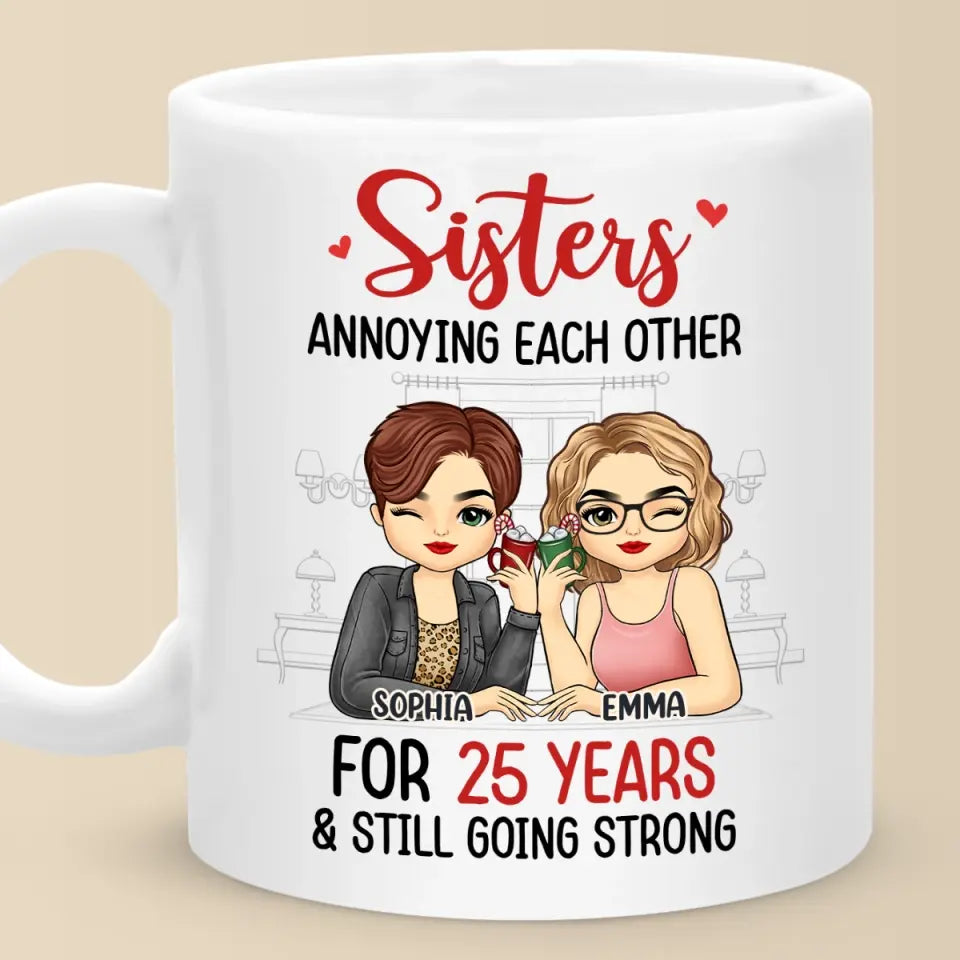 Dans mon ami, je trouve un second moi - Mug personnalisé Bestie - Cadeau pour meilleures amies, meilleures amies, sœurs