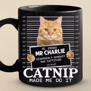 Tasse noire personnalisée avec photo de chat, compagnon de chambre à quatre pattes, ami pour toujours - Cadeau pour propriétaires et amoureux des animaux