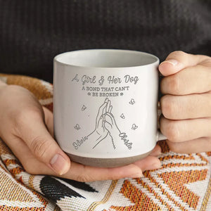 Gardez votre calme et caressez un chien ! Mug personnalisé en céramique pour chien et chat ! Cadeau pour les propriétaires et les amoureux des animaux.