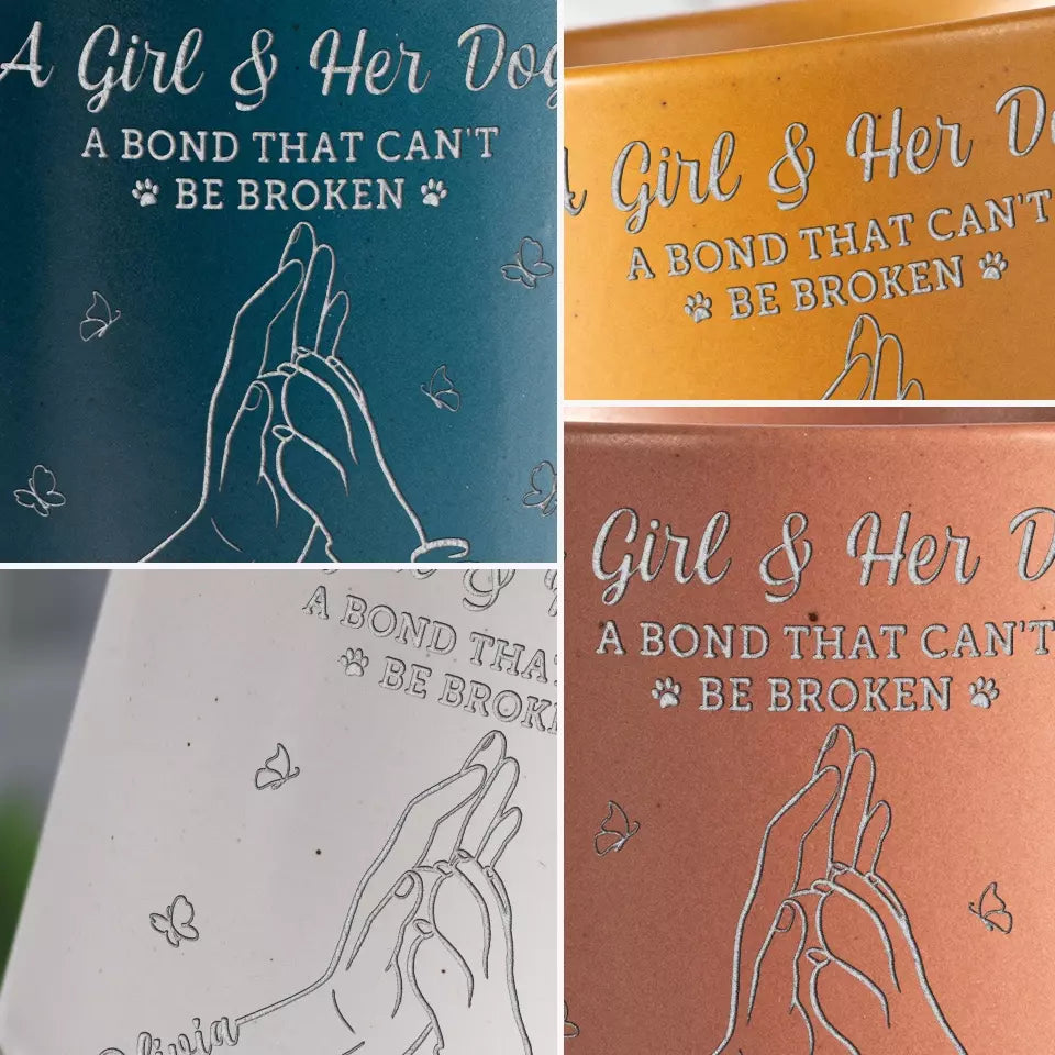 Gardez votre calme et caressez un chien ! Mug personnalisé en céramique pour chien et chat ! Cadeau pour les propriétaires et les amoureux des animaux.