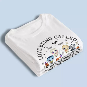 J'adore être appelée grand-mère - T-shirt, sweat à capuche, sweat-shirt unisexe personnalisé pour la famille - Cadeau d'Halloween pour maman et grand-mère