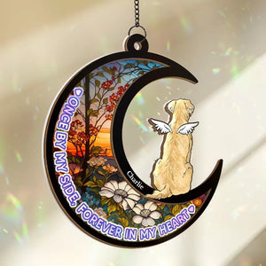 Toujours fidèle, toujours aimé - Attrape-soleil personnalisé à suspendre à une fenêtre - Cadeau de condoléances pour les propriétaires et les amoureux des animaux