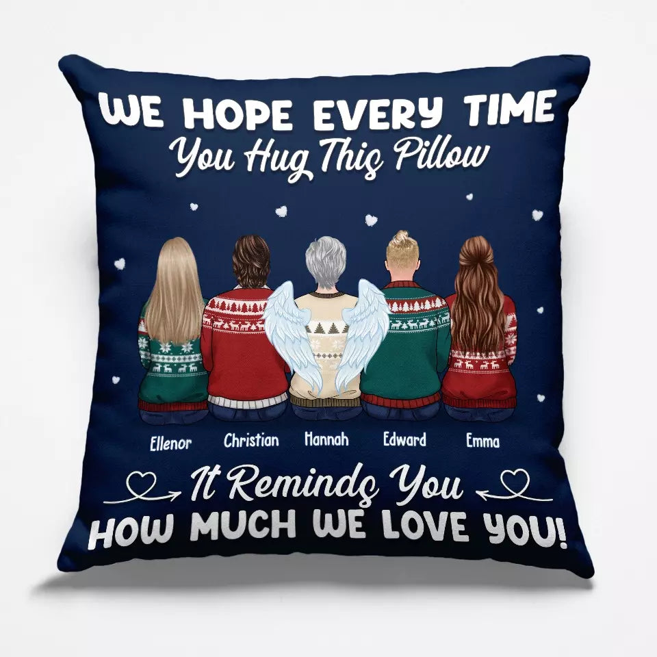 La famille est primordiale, et notre lien est indestructible - Coussin personnalisé pour la famille - Cadeau de Noël pour les membres de la famille