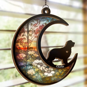 Ne pleurez pas, c'est fini ! Attrape-soleil personnalisé à suspendre à une fenêtre ! Cadeau de condoléances pour les propriétaires et les amoureux des animaux.