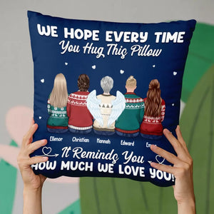 La famille est primordiale, et notre lien est indestructible - Coussin personnalisé pour la famille - Cadeau de Noël pour les membres de la famille
