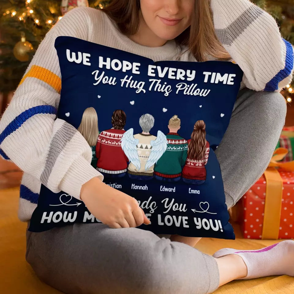 La famille est primordiale, et notre lien est indestructible - Coussin personnalisé pour la famille - Cadeau de Noël pour les membres de la famille
