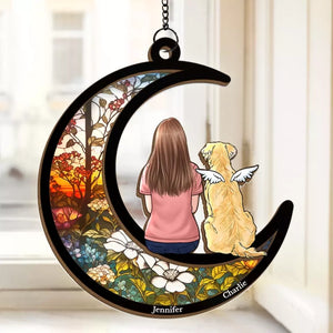 Sieste éternelle au soleil - Attrape-soleil personnalisé à suspendre à une fenêtre - Cadeau de condoléances pour les propriétaires et les amoureux des animaux
