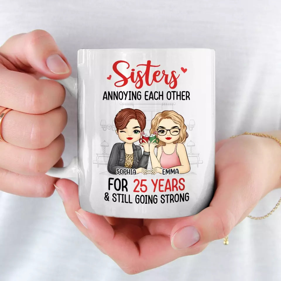 Dans mon ami, je trouve un second moi - Mug personnalisé Bestie - Cadeau pour meilleures amies, meilleures amies, sœurs