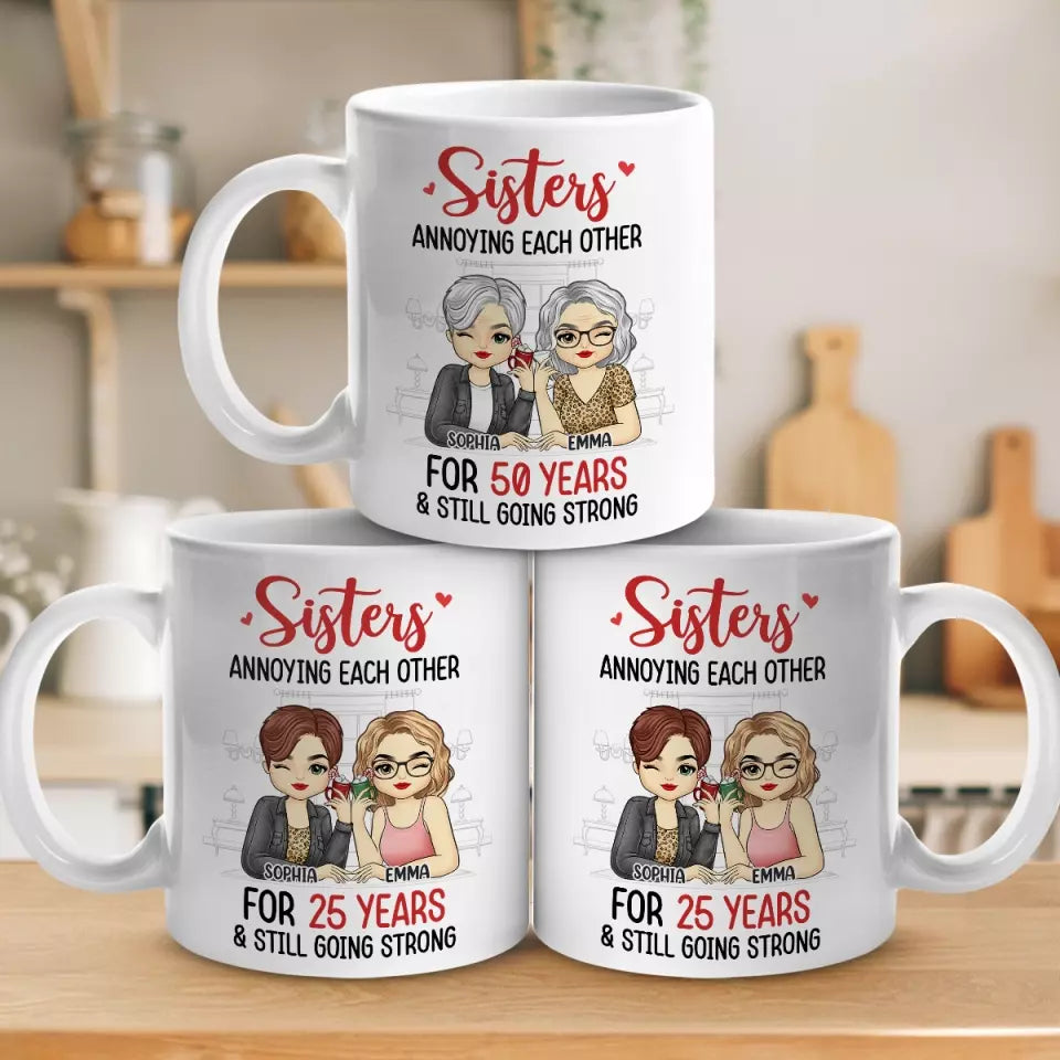Dans mon ami, je trouve un second moi - Mug personnalisé Bestie - Cadeau pour meilleures amies, meilleures amies, sœurs