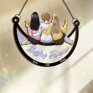 Meilleurs amis pour les plus grands - Attrape-soleil personnalisé à suspendre à la fenêtre - Cadeau pour les meilleures amies, les meilleures amies et les sœurs