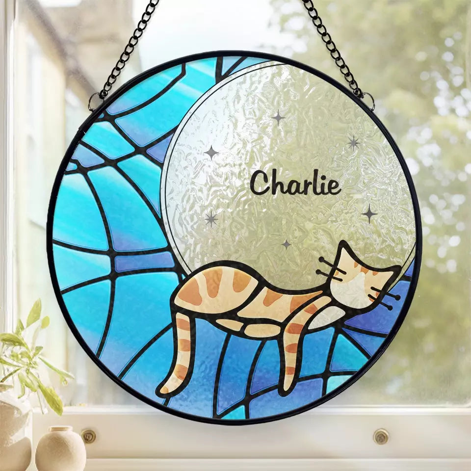 Nos souvenirs sont innombrables - Attrape-soleil personnalisé à suspendre sur un vitrail - Cadeau de condoléances pour les propriétaires et les amoureux des animaux