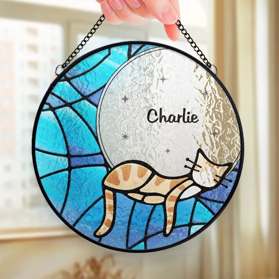 Nos souvenirs sont innombrables - Attrape-soleil personnalisé à suspendre sur un vitrail - Cadeau de condoléances pour les propriétaires et les amoureux des animaux