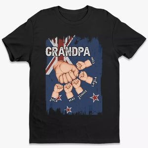 Un père fort signifie une famille forte - T-shirt unisexe personnalisé, sweat à capuche, sweat-shirt - Fête des pères, cadeau pour papa, grand-père