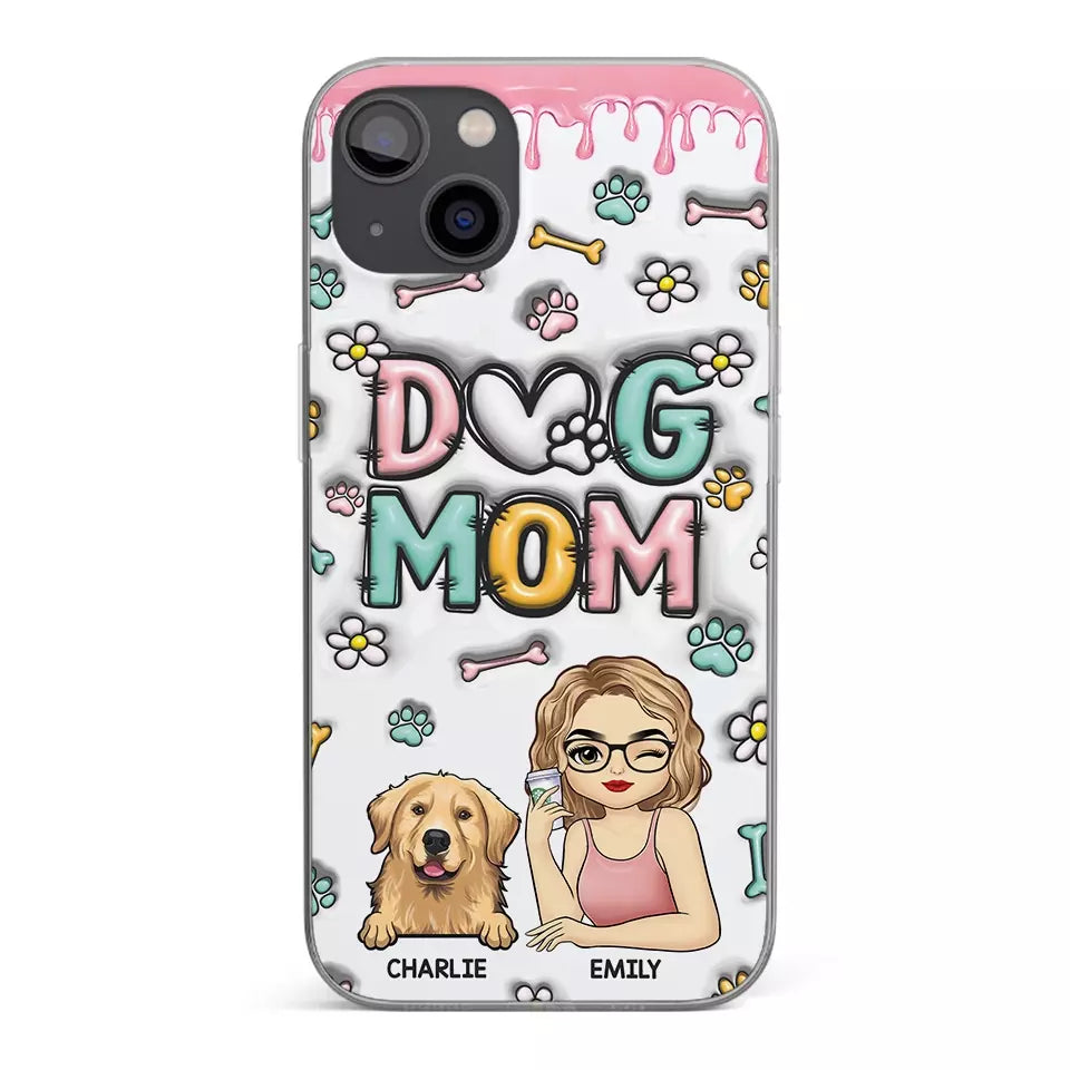 Ce n'est pas une maison sans fourrure pour enfants - Coque de téléphone transparente personnalisée avec effet gonflé en 3D - Cadeau pour les propriétaires d'animaux et les amoureux des animaux