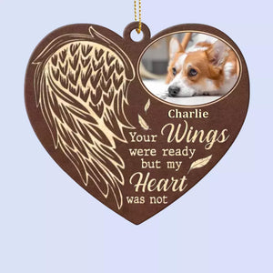 Photo personnalisée gravée à jamais, ne se décolore jamais - Ornement commémoratif en cuir personnalisé - Cadeau de Noël, cadeau de condoléances pour les propriétaires d'animaux et les amoureux des animaux