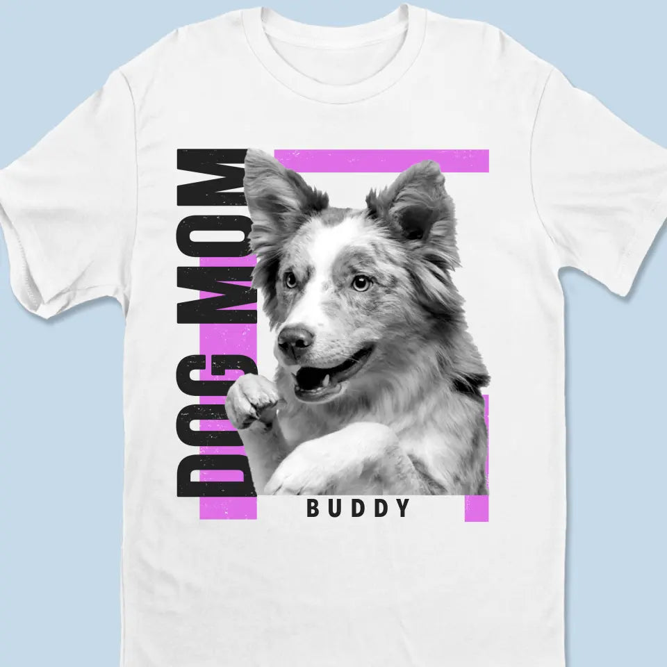 Photo personnalisée élevant un bébé à fourrure avec un cœur plein d'amour - T-shirt, sweat à capuche et sweat-shirt unisexe personnalisé pour chien et chat - Cadeau pour propriétaires et amoureux des animaux