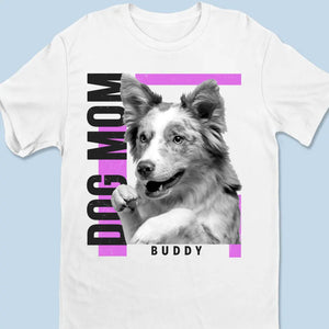 Photo personnalisée élevant un bébé à fourrure avec un cœur plein d'amour - T-shirt, sweat à capuche et sweat-shirt unisexe personnalisé pour chien et chat - Cadeau pour propriétaires et amoureux des animaux