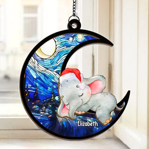 Noël n'est pas une saison, c'est un sentiment - Attrape-soleil personnalisé pour fenêtre - Cadeau de Noël pour bébé, enfant et nouveau-né