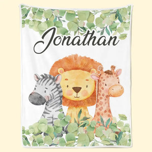 Petits orteils et sourires de bébé illuminent le monde - Couverture personnalisée pour bébé - Cadeau pour bébé, enfant et nouveau-né