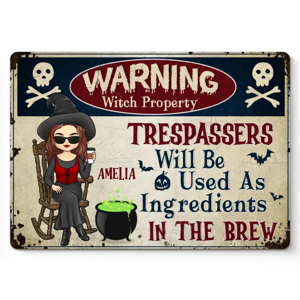 Maudit avec ses griffes - Plaque métallique personnalisée pour décoration d'intérieur - Cadeau de pendaison de crémaillère, cadeau d'Halloween pour propriétaires d'animaux et amoureux des animaux