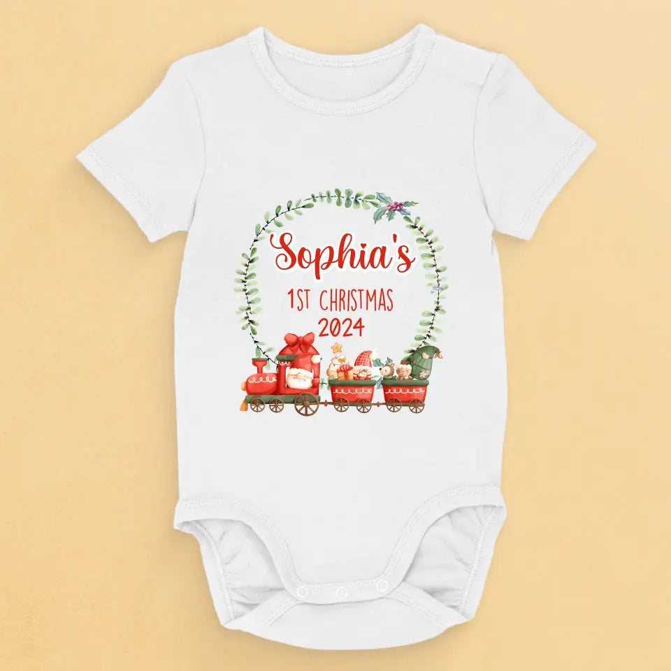 Les rires de votre nouveau-né sont la plus douce des harmonies de Noël - Body bébé personnalisé en famille - Cadeau de Noël pour bébé, enfants, nouveau-né