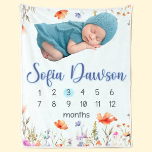 Couverture personnalisée pour bébé avec photo « Tu es ma raison préférée de perdre le sommeil » - Cadeau pour bébé, enfant et nouveau-né