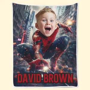 Couverture personnalisée pour bébé : découvrez votre super-héros intérieur ! Cadeau pour nouveau-né, enfant ou bébé