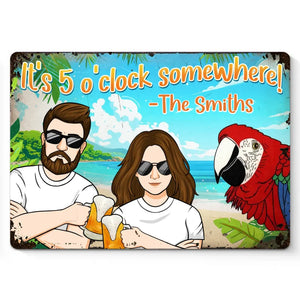 Tu es le citron vert de ma tequila - Plaque en métal personnalisée pour couple - Cadeau de pendaison de crémaillère pour mari et femme, anniversaire