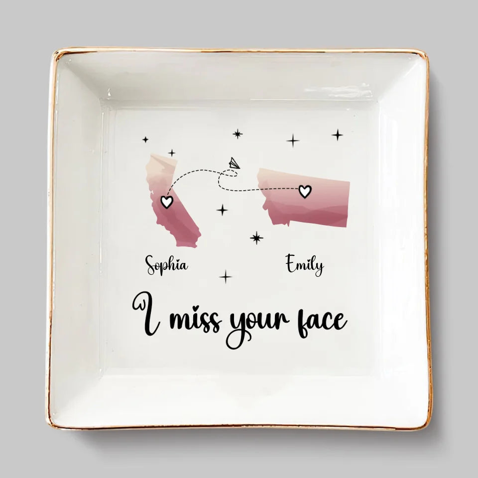 Le meilleur de moi-même reste à venir - Plat à bijoux personnalisé Bestie - Cadeau pour meilleures amies, meilleures amies, sœurs