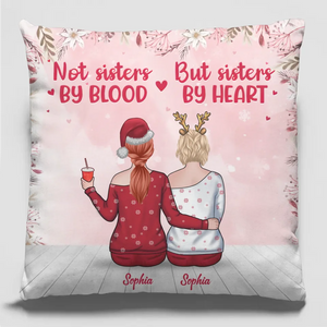 Il n'y a pas de plus beau cadeau que l'amitié - Coussin personnalisé Bestie - Cadeau de Noël pour les meilleures amies, BFF, sœurs