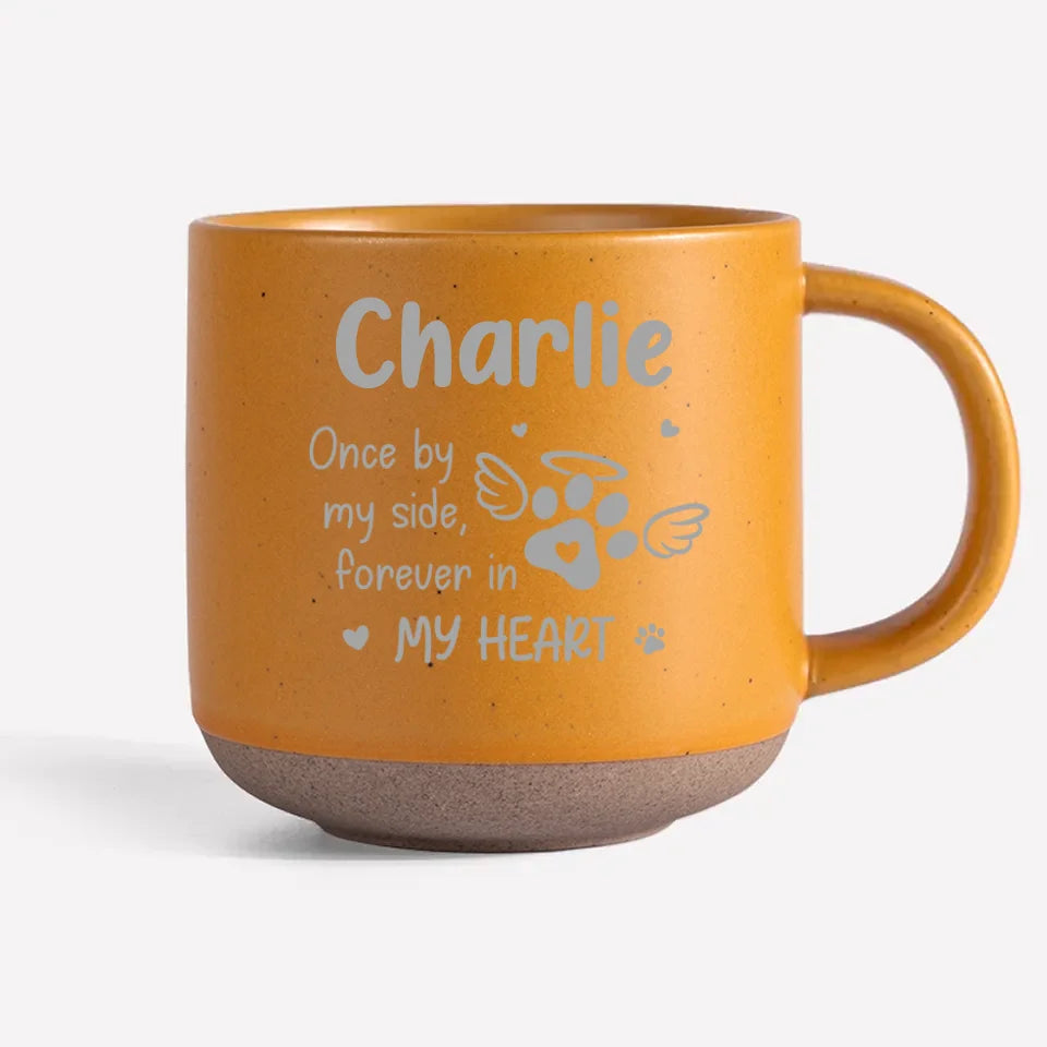 Si l'amour avait pu te garder ici, tu aurais vécu pour toujours - Tasse en poterie personnalisée commémorative - Cadeau de condoléances pour les propriétaires d'animaux de compagnie, les amoureux des animaux