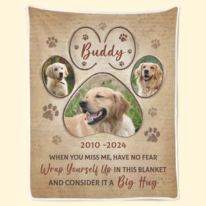 Photo personnalisée Parfois, les plus petites choses prennent le plus de place dans votre cœur - Couverture personnalisée commémorative - Cadeau de condoléances pour les propriétaires d'animaux de compagnie et les amoureux des animaux