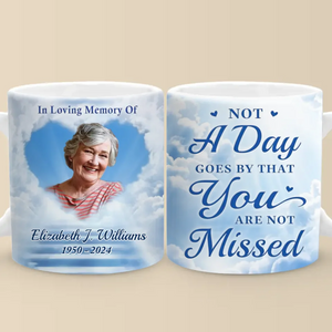 Photo personnalisée : votre esprit perdure ! Mug personnalisé commémoratif ! Cadeau de condoléances pour les membres de la famille.