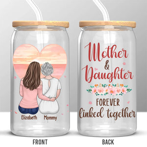 Ma fille est ma plus grande bénédiction - Tasse en verre personnalisée pour la famille, tasse à café glacé - Cadeau pour maman, fille