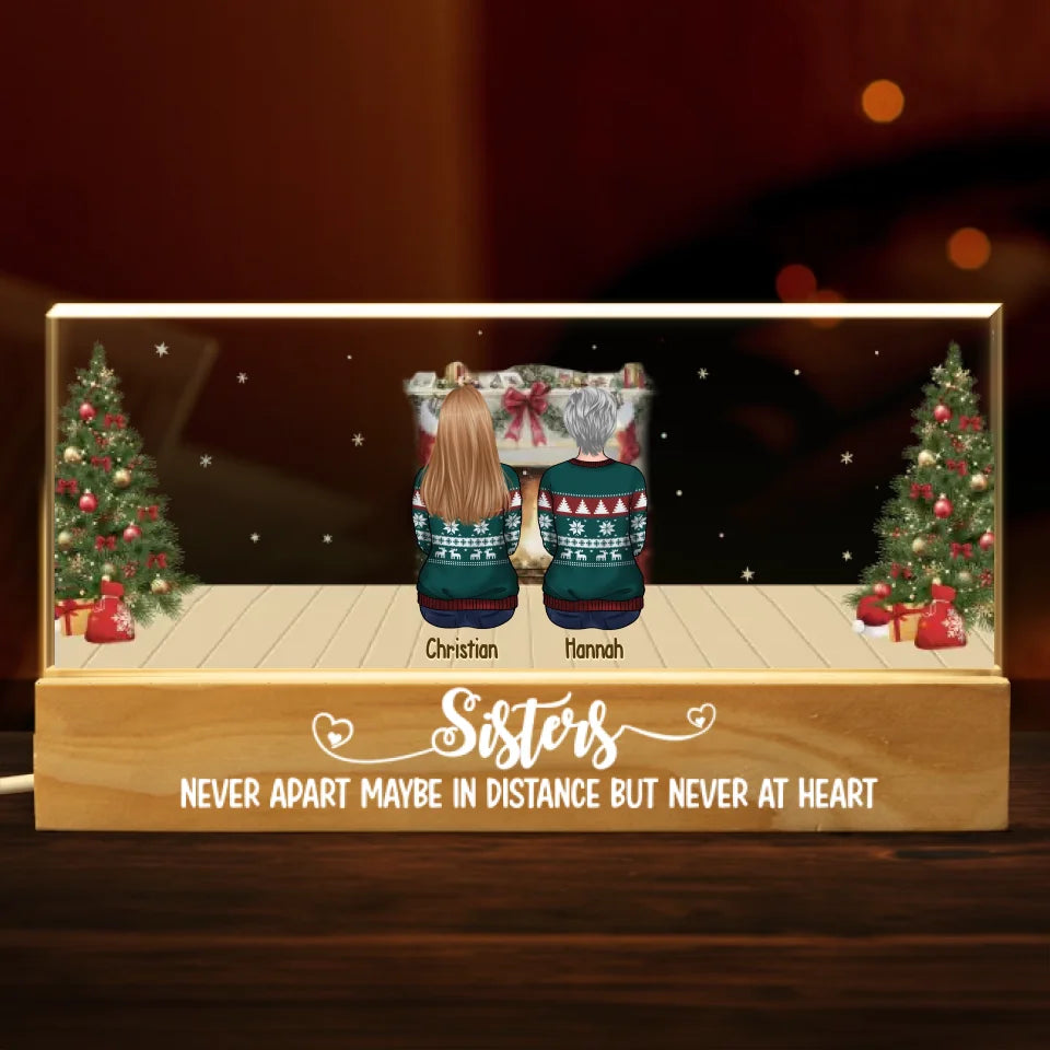 Merci de toujours savoir ce que j'ai besoin d'entendre - Lettres acryliques personnalisées pour la famille, veilleuse LED 3D - Cadeau de Noël pour les membres de la famille, les frères et sœurs