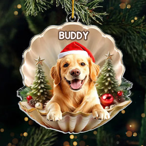 Photo personnalisée : les plus belles décorations sont celles avec une queue - Décoration personnalisée pour chien et chat - Forme personnalisée en acrylique - Cadeau de Noël pour les propriétaires et les amoureux des animaux
