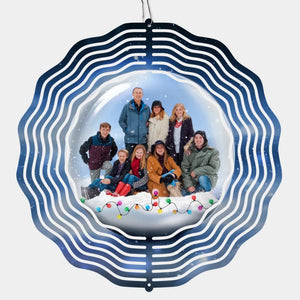 Custom Photo This Gift Spins Joy And Love Into Our Lives - Family Personalized Custom Wind Spinner - Christmas Gift For Family Members