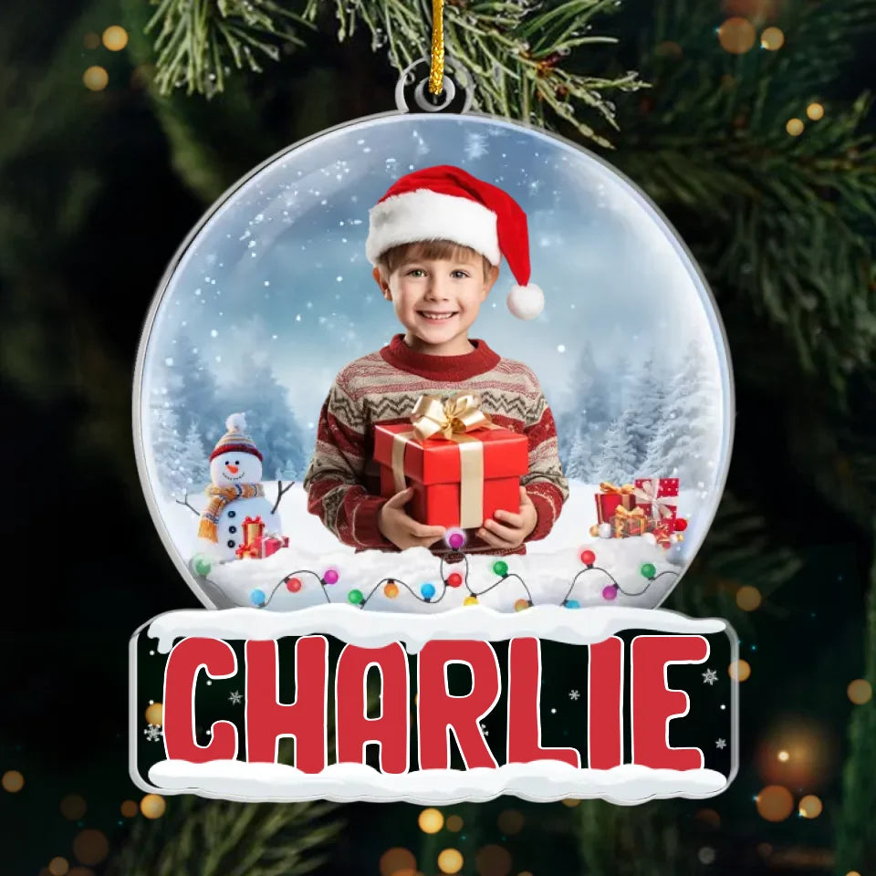 Décoration de Noël personnalisée pour toute la famille - Décoration personnalisée en acrylique - Cadeau de Noël pour toute la famille