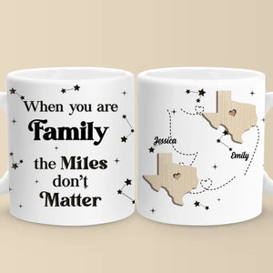 Chérissez vos moments en famille pendant les fêtes - Mug personnalisé pour la famille - Cadeau de Noël pour les membres de la famille, les frères et sœurs