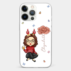 Tu sais toujours me faire sourire - Coque de téléphone transparente personnalisée Bestie - Cadeau de Noël pour meilleures amies, meilleures amies, sœurs