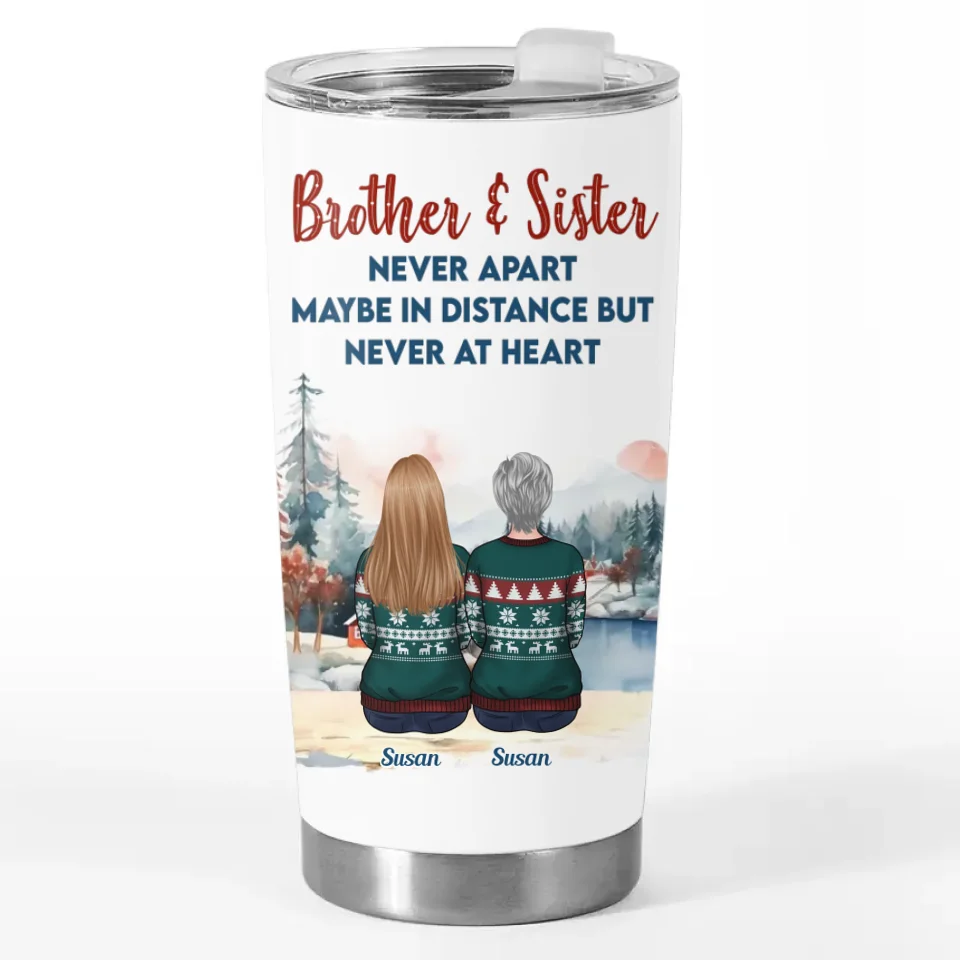 Le plus beau cadeau que nos parents nous ont offert, c'était l'un à l'autre - Gobelet personnalisé pour la famille - Cadeau de Noël pour les membres de la famille, les frères et sœurs