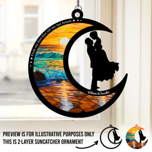 La vie est meilleure quand on danse ensemble - Attrape-soleil personnalisé pour fenêtre - Cadeau pour mari et femme, anniversaire