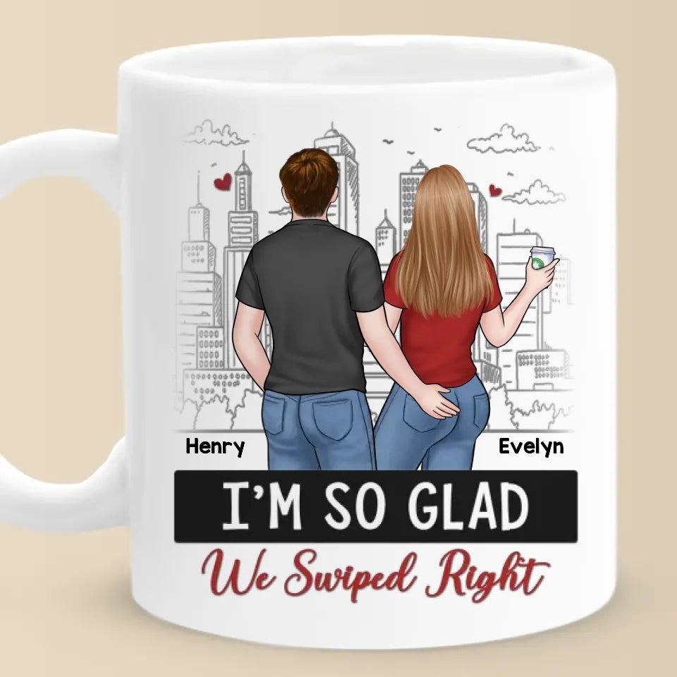 Dans ton contact, je trouve ma maison - Tasse personnalisée pour couple - Cadeau pour mari et femme, anniversaire