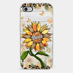 À la femme merveilleuse - Coque de téléphone transparente personnalisée pour la famille - Cadeau pour maman, grand-mère