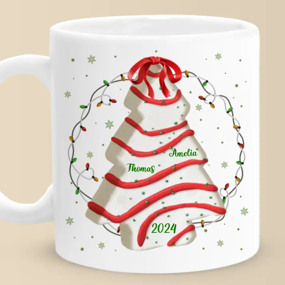 Les traditions familiales rendent Noël encore plus doux ! Mug personnalisé pour la famille ! Cadeau de Noël pour les membres de la famille
