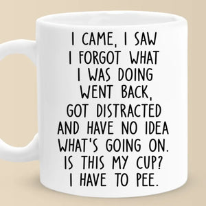 Parfois, je me demande si mon esprit joue à cache-cache - Tasse pour ami - Cadeau de Noël pour meilleurs amis, grand-mère, grand-père