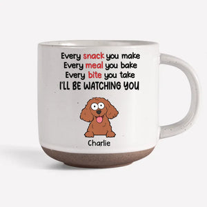Je suis amoureuse de mon compagnon à quatre pattes ! Mug en céramique personnalisé avec inscription « Chien et chat » - Cadeau pour les propriétaires et les amoureux des animaux.
