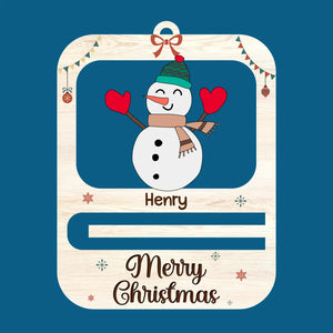 La famille rend tout meilleur - Ornement personnalisé pour la famille, porte-monnaie - Bois de forme personnalisée - Cadeau de Noël pour les membres de la famille