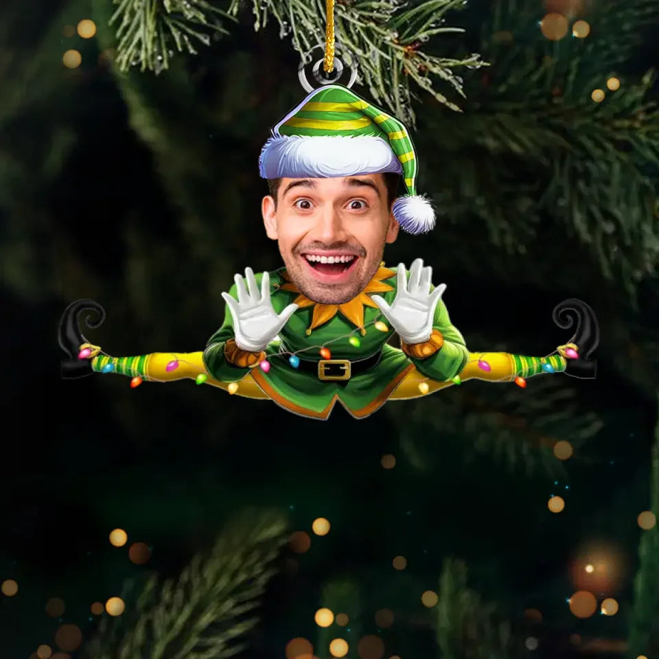 Décoration de Noël personnalisée avec photo - Décoration de Noël personnalisée en acrylique - Cadeau de Noël pour toute la famille