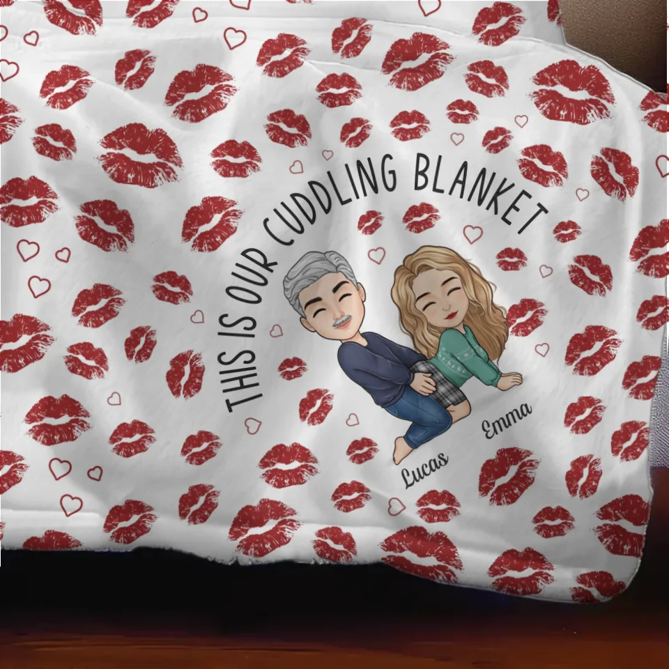 Passer les fêtes avec toi est le plus beau cadeau de tous - Couverture personnalisée pour couple - Cadeau de Noël pour mari et femme, anniversaire